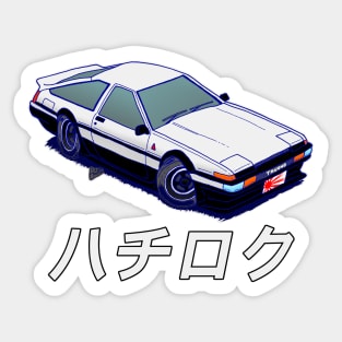 The Legendary Initial D aka Toyota AE86 Sticker